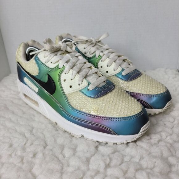 Nike Air Max 90 20 "Bubble Pack" Sneaker Men's Size 9.5 Multicolor CT5066-100 Go - Picture 1 of 8